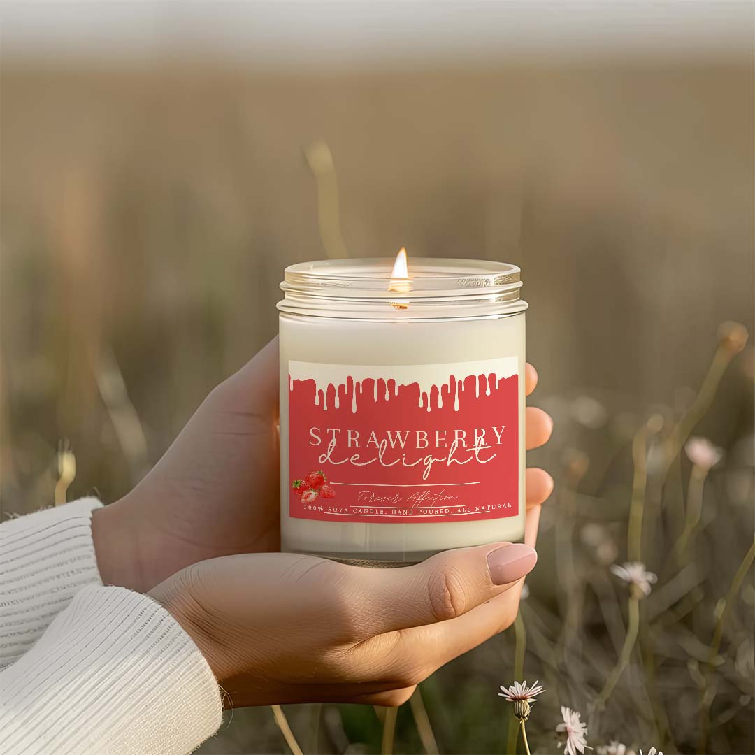 Ароматна Соева Свещ - Ягодово Изкушение