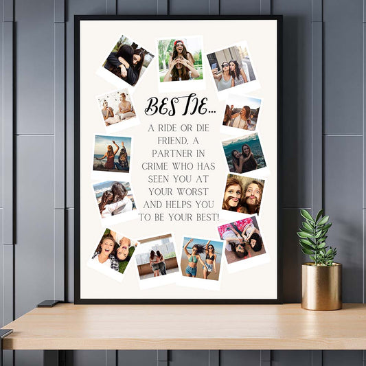 Personalized Best Friend Collage in A3 or A4