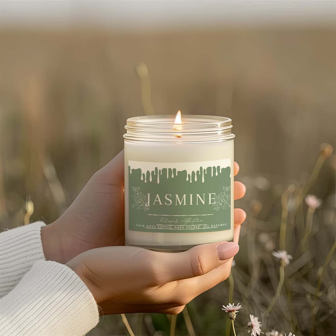 Ароматна Соева Свещ - Жасмин