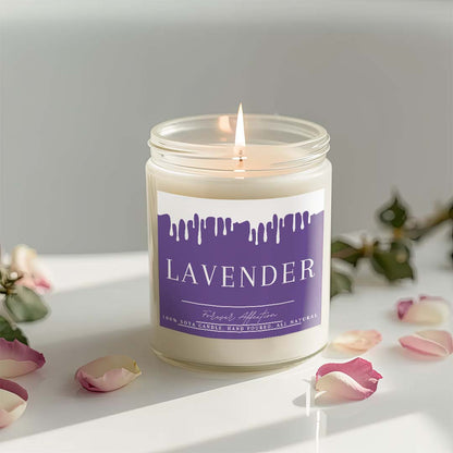 Ароматна Соева Свещ - Лавандула