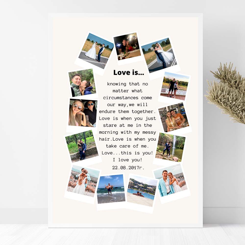 Personalized Love Photo Collage