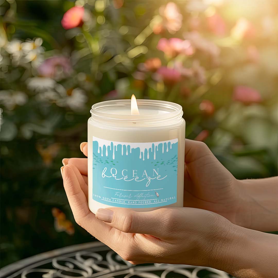 Ароматна Соева Свещ - Морски Бриз