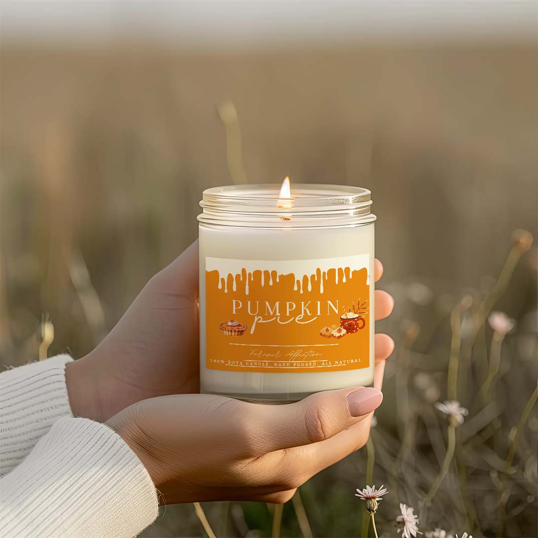 Ароматна Соева Свещ - Тиквен Пай