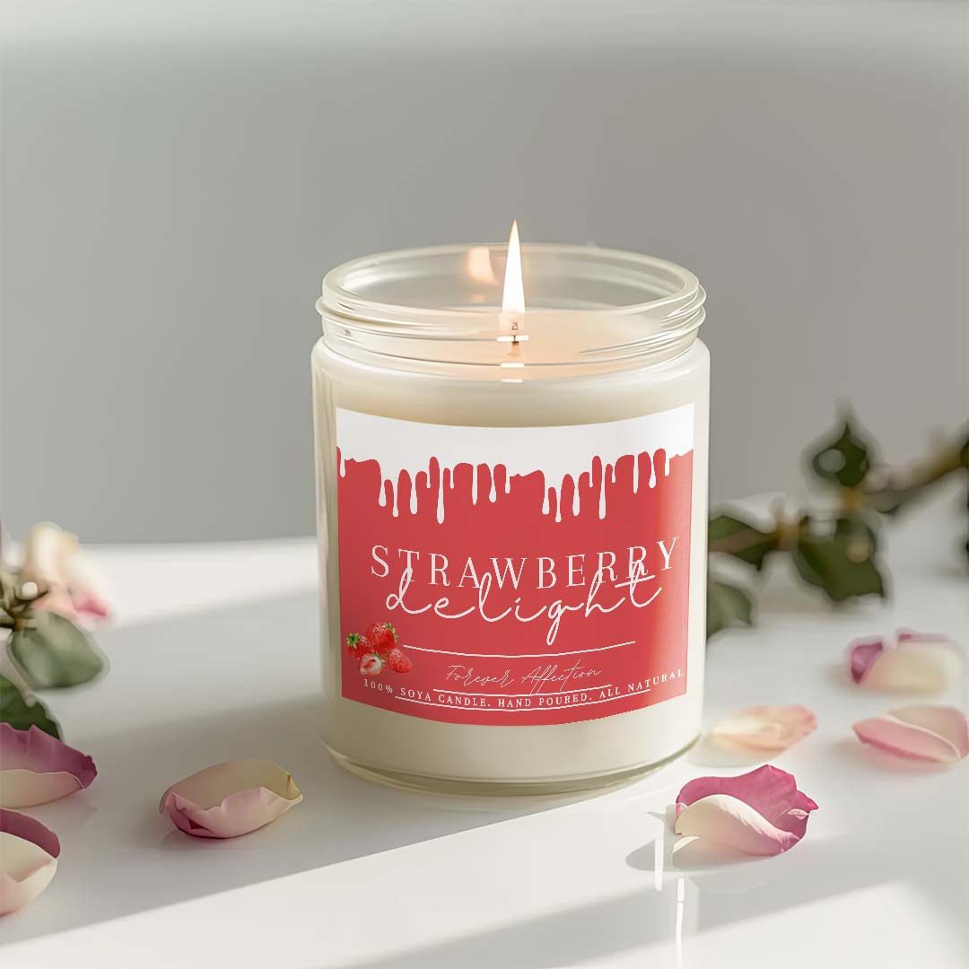 Ароматна Соева Свещ - Ягодово Изкушение