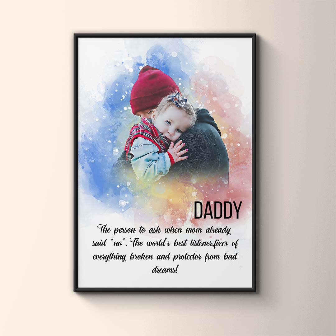 Picture into Painting Watercolor Portrait