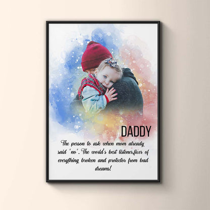 Picture into Painting Watercolor Portrait