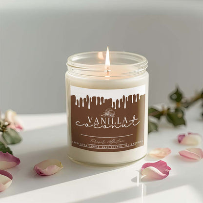 Ароматна Соева Свещ - Ванилия и Кокос